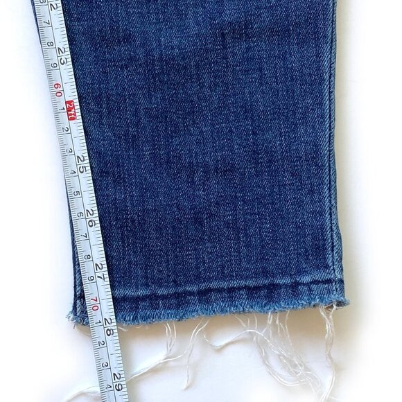 Joe's Womens Sinclair Mid Rise Skinny Ankle Jeans Size 28 Raw Hem Stretch Casual - Picture 10 of 12